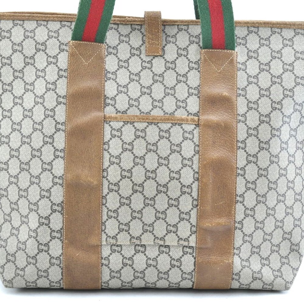 Auth Gucci Sherry Line Gg Tote Travel #4311G15 - Picture 3 of 8